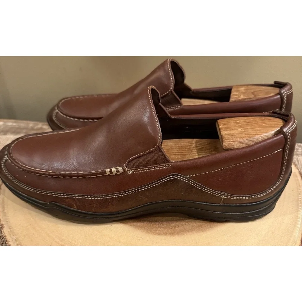 Cole‎ Haan Shoes 9 Mens Brown Leather slip on it Tucker Venetian Loafer